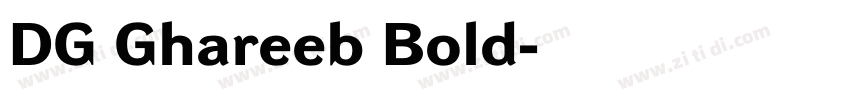 DG Ghareeb Bold字体转换